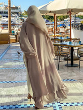 Load image into Gallery viewer, Dubai Chiffon Kaftan Open Abaya Long Dress Robe
