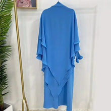 Load image into Gallery viewer, Hooded Abaya Jilbab 2 Piece Set
