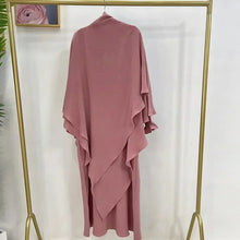 Load image into Gallery viewer, Hooded Abaya Jilbab 2 Piece Set
