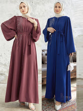 Load image into Gallery viewer, Dubai Elegant Abaya Kebaya- Kaftan Modest
