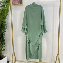 Load image into Gallery viewer, Hooded Abaya Jilbab 2 Piece Set
