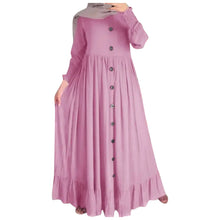 Load image into Gallery viewer, 2024 All season Abaya Dubai Luxury LongDresses Women Button Single
