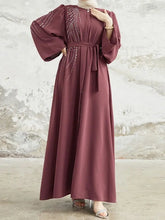 Load image into Gallery viewer, Dubai Elegant Abaya Kebaya- Kaftan Modest
