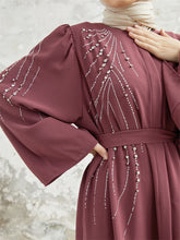 Load image into Gallery viewer, Dubai Elegant Abaya Kebaya- Kaftan Modest
