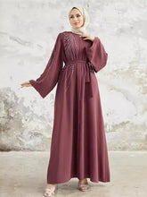 Load image into Gallery viewer, Dubai Elegant Abaya Kebaya- Kaftan Modest
