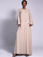 Load image into Gallery viewer, Abaya for Women Chiffon 1 Piece Outwear Cardigan Abayas
