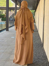 Load image into Gallery viewer, Hooded Abaya Jilbab 2 Piece Set
