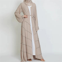 Load image into Gallery viewer, Kimono Abaya Dubai Summer Hijab Dress
