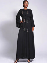 Load image into Gallery viewer, Abaya for Women Chiffon 1 Piece Outwear Cardigan Abayas
