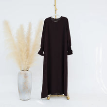 Load image into Gallery viewer, Abaya Muslim Woman Dress Sweet Style Long Sleeves Dubai Turkey Modest
